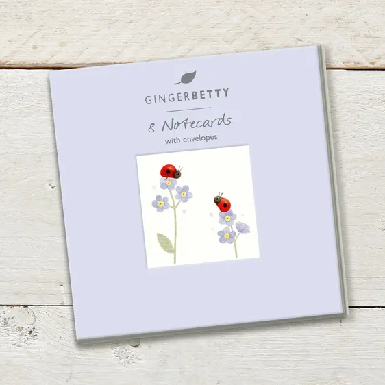 Ladybird & Rabbit Notecard Set - image 1