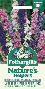 Larkspur Giant Imperial Mixed Seeds - image 1