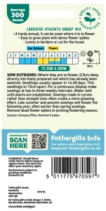 Larkspur Hyacinth Dwarf Mixed - image 2