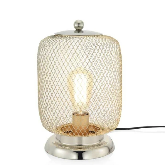 Lattice Barrel Table Lamp - Small