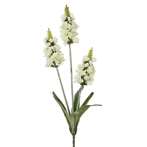 Lavender Artificial Stem - White