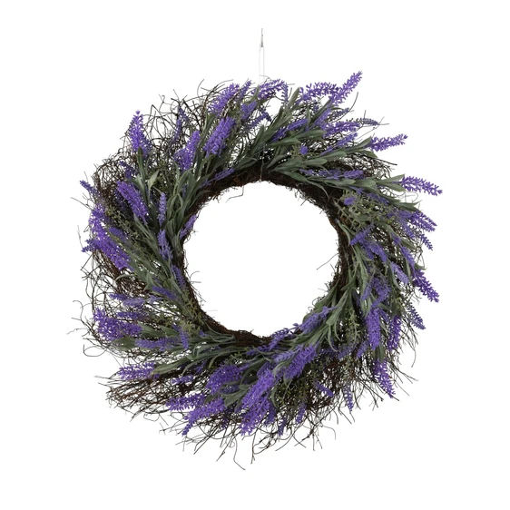 Lavender Artificial Wreath