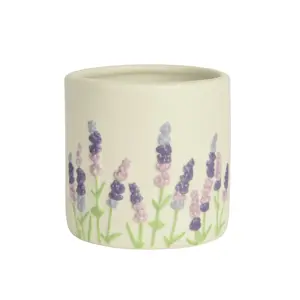 Lavender Porcelain Planter