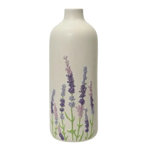 Lavender Porcelain Tall Vase