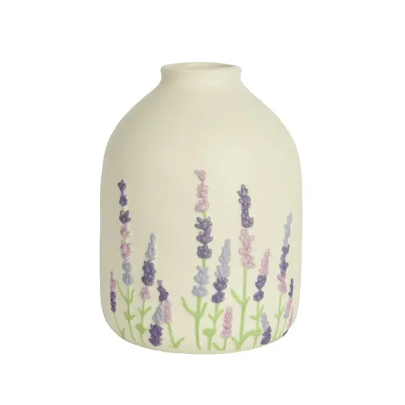 Lavender Porcelain Vase