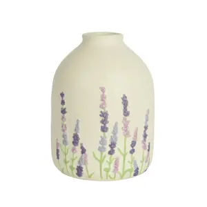 Lavender Porcelain Vase
