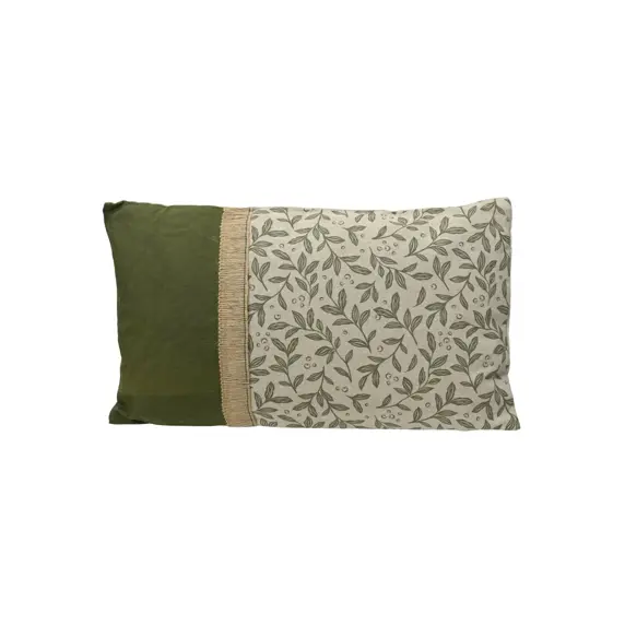 Leaf Design Rectangle Cushion - image 2