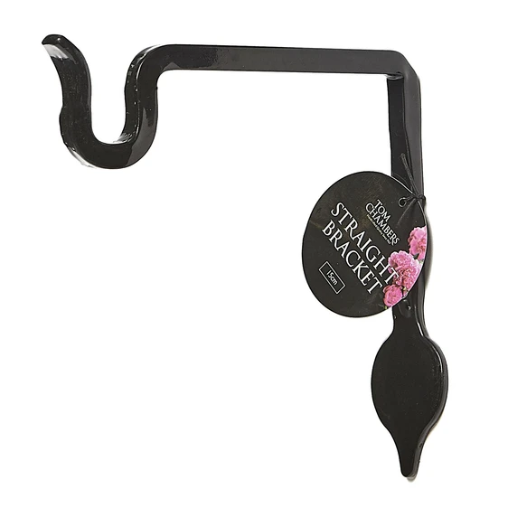 Leaf Detail Hanging Basket Bracket - 15cm