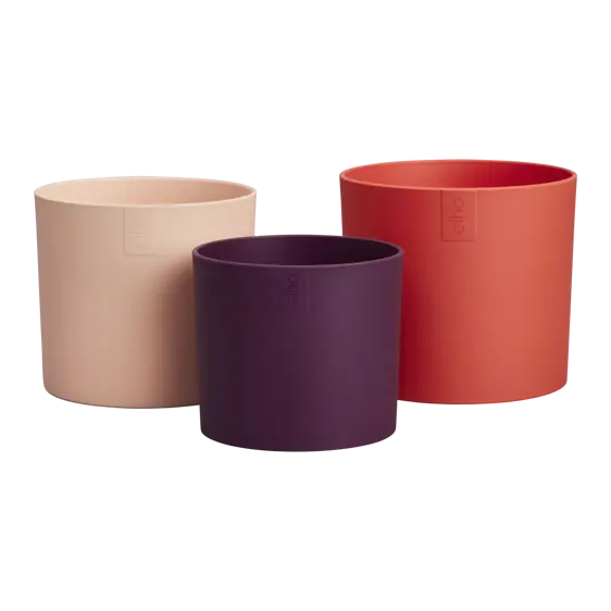elho Lex Pott Planter Set - Coral Red - image 1