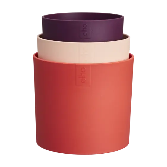 elho Lex Pott Planter Set - Coral Red - image 2