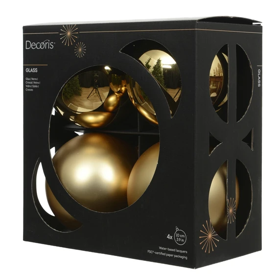 Light Gold Bauble Set - 4 - image 1