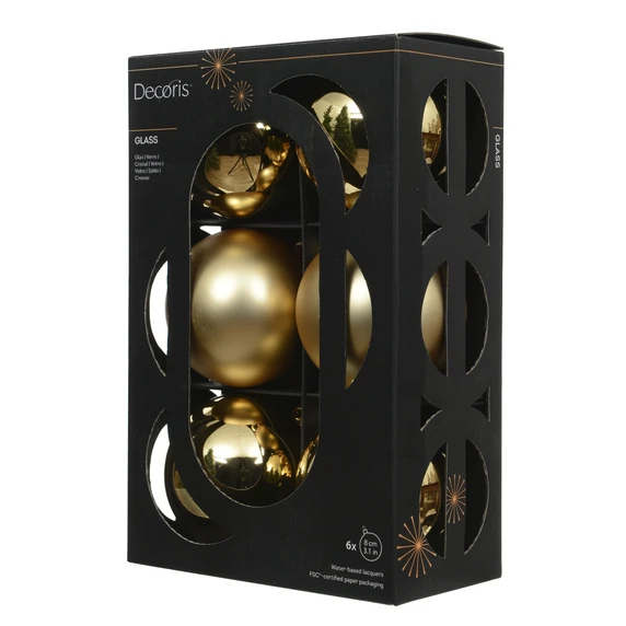 Light Gold Bauble Set - 6 - image 1