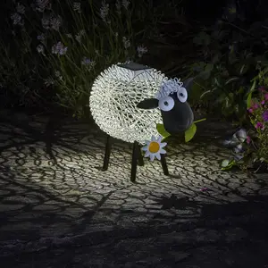 Light Up Silhouette Sheep Ornament