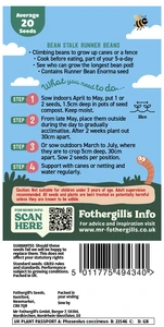 Little Gardeners Bean Stalk Runner Beans - image 2