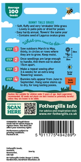 Little Gardeners Bunny Tails Grass - image 2