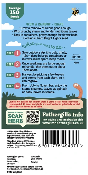 Little Gardeners Grow A Rainbow - Chard - image 2