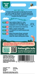 Little Gardeners Half Pint Peas - image 2