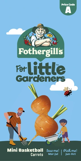 Little Gardeners Mini Basketball Carrots - image 1