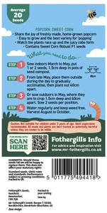 Little Gardeners Popcorn Sweet Corn - image 2