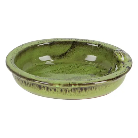 Lounging Frog Bird Bath - image 2