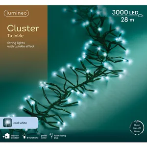 Lumineo Cluster Lights - Cool White (3000 Lights)