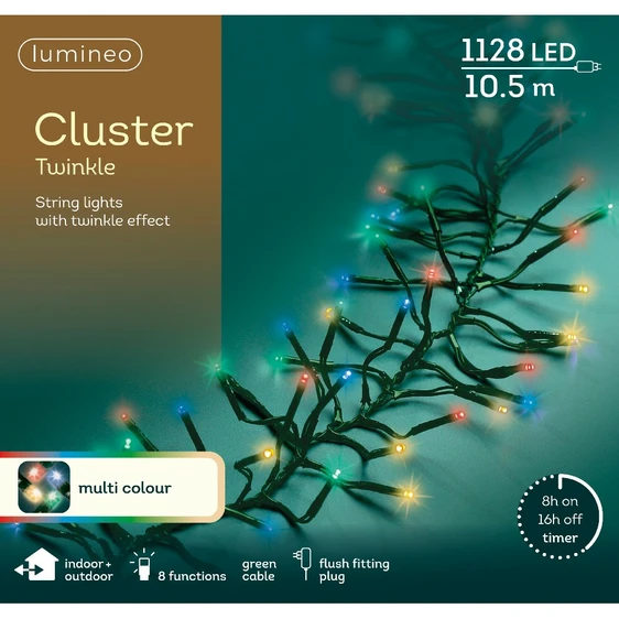 Lumineo Cluster Lights - Multi (1128 Lights) - image 1