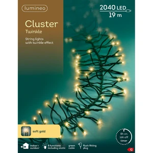 Lumineo Cluster Lights - Soft Gold (2040 Lights)