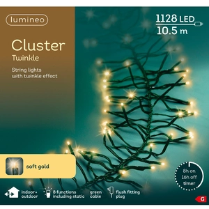 Lumineo Cluster Lights - Soft Gold (1128 Lights)