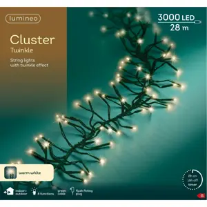 Lumineo Cluster Lights - Warm White (3000 Lights)