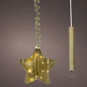 Lumineo Hanging Illuminated Glass Star - image 1