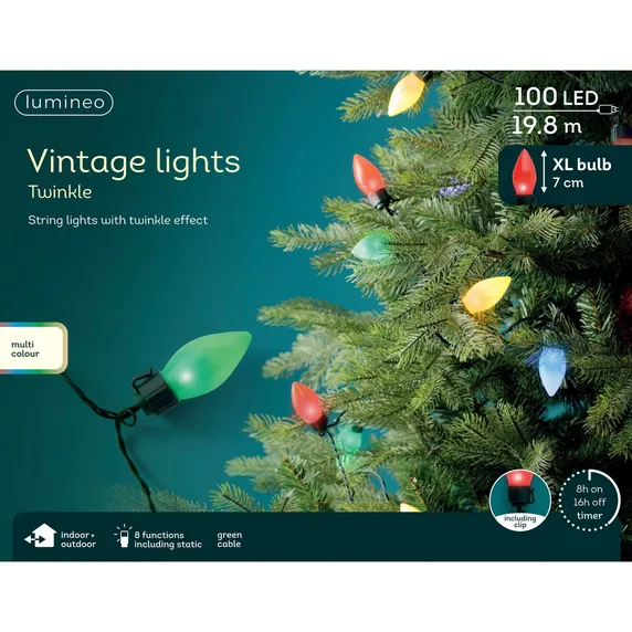 Lumineo Large Vintage String Lights - Multi - image 2