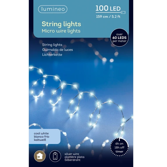 Lumineo Micro Wire Extra Dense Steady Lights - Cool White - image 2