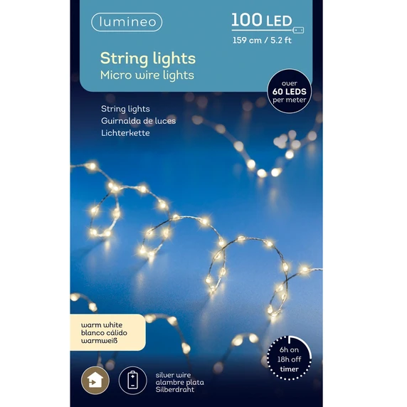 Lumineo Micro Wire Extra Dense Steady Lights - Warm White - image 2