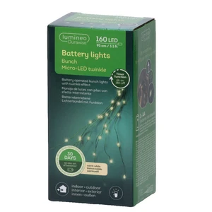 Lumineo Micro Wire Twinkling Bunch Lights - Green Wire - image 1