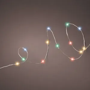 Lumineo Rechargeable Micro Wire String Lights - Multi