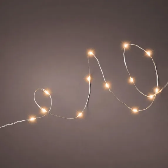 Lumineo Rechargeable Micro Wire String Lights - Classic Warm - image 1