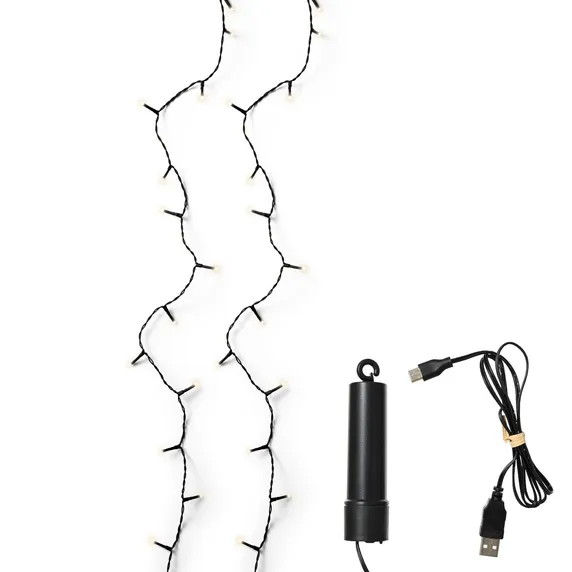 Lumineo Rechargeable String Lights - Warm White (100 Lights) - image 2
