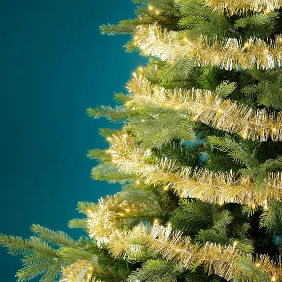 Lumineo Tinsel Garland String Lights - Gold - image 3