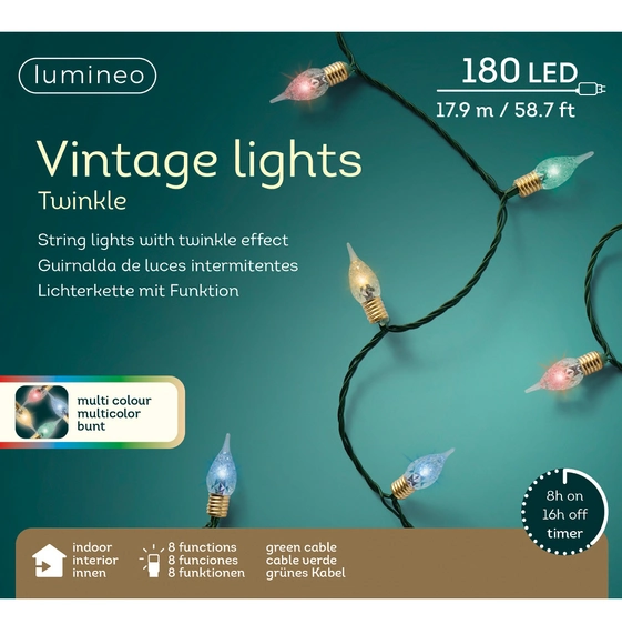 Lumineo Vintage String Lights - Multi (120 Lights) - image 3