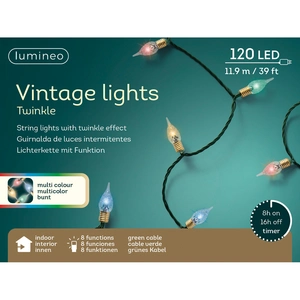 Lumineo Vintage String Lights - Multi (120 Lights) - image 2