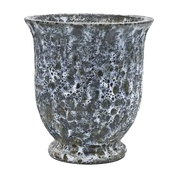Luna Black Vase Pot Ø24cm