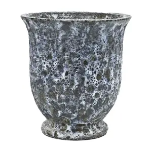 Luna Black Vase Pot Ø24cm