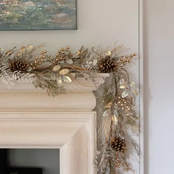 Luxury Gold Pine Garland - image 1