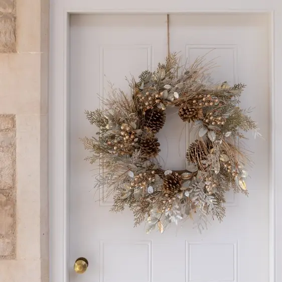 Luxury Gold Pine Wreath
