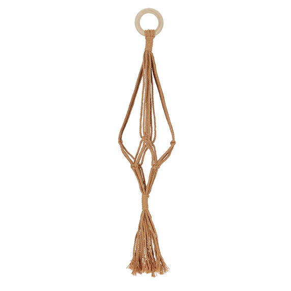 Macramé Hanger Brown Small - image 1