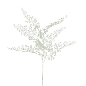Maidenhair Fern Sparkling Stem - Silver