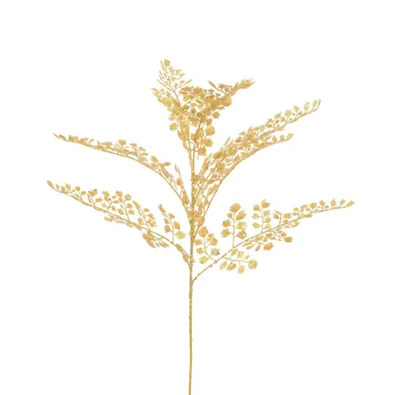 Maidenhair Fern Sparkling Stem - Gold