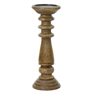 Mango Wood Pillar Candle Holder