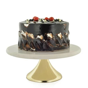 Marble & Gold Cake Stand - Large - image 2