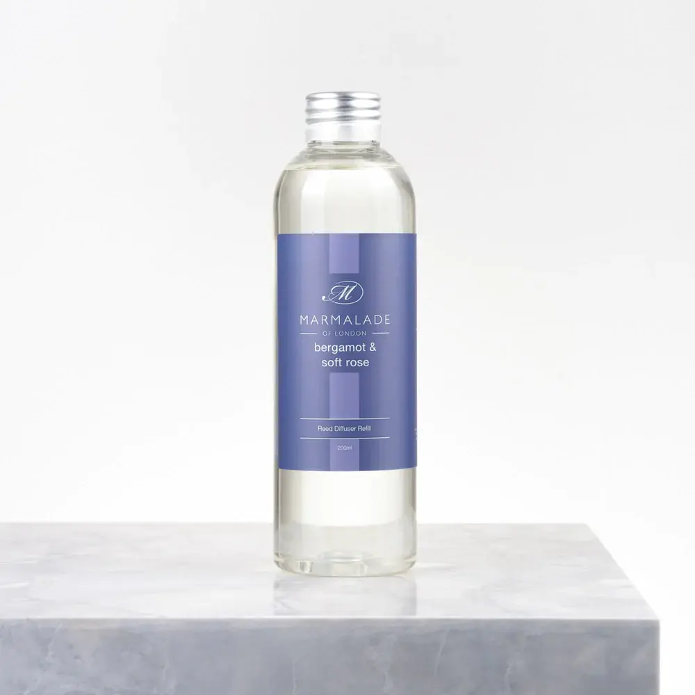 Marmalade Of London Bergamot & Soft Rose Diffuser Refill Cowell's Garden Centre Woolsington